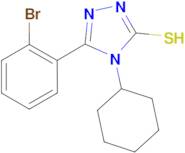 5-(2-bromophenyl)-4-cyclohexyl-4H-1,2,4-triazole-3-thiol