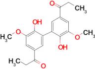 1,1'-(6,6'-dihydroxy-5,5'-dimethoxybiphenyl-3,3'-diyl)dipropan-1-one