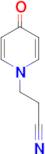 3-(4-oxopyridin-1(4H)-yl)propanenitrile