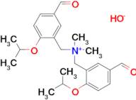 N-(5-formyl-2-isopropoxybenzyl)(5-formyl-2-isopropoxyphenyl)-N,N-dimethylmethanaminium hydroxide