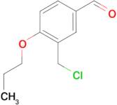 3-(chloromethyl)-4-propoxybenzaldehyde