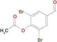 2,6-dibromo-4-formylphenyl acetate