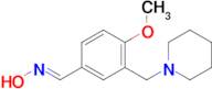 4-methoxy-3-(piperidin-1-ylmethyl)benzaldehyde oxime