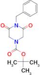 tert-butyl 4-benzyl-3,5-dioxopiperazine-1-carboxylate