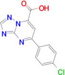 5-(4-chlorophenyl)[1,2,4]triazolo[1,5-a]pyrimidine-7-carboxylic acid