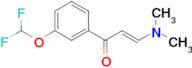 (2E)-1-[3-(difluoromethoxy)phenyl]-3-(dimethylamino)prop-2-en-1-one