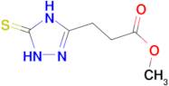 methyl 3-(3-mercapto-1H-1,2,4-triazol-5-yl)propanoate