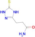 3-(3-mercapto-1H-1,2,4-triazol-5-yl)propanamide