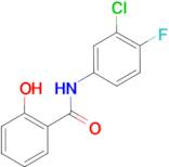 N-(3-chloro-4-fluorophenyl)-2-hydroxybenzamide