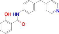 2-hydroxy-N-[4-(pyridin-4-ylmethyl)phenyl]benzamide