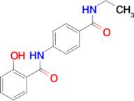 N-{4-[(ethylamino)carbonyl]phenyl}-2-hydroxybenzamide