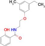 N-[2-(3-ethyl-5-methylphenoxy)ethyl]-2-hydroxybenzamide