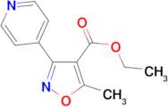 ethyl 5-methyl-3-pyridin-4-ylisoxazole-4-carboxylate