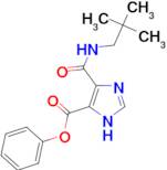 phenyl 4-{[(2,2-dimethylpropyl)amino]carbonyl}-1H-imidazole-5-carboxylate