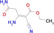 ethyl 3,5-diamino-2-cyano-5-oxopent-2-enoate