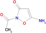 2-acetyl-5-aminoisoxazol-3(2H)-one