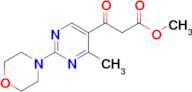 methyl 3-(4-methyl-2-morpholin-4-ylpyrimidin-5-yl)-3-oxopropanoate
