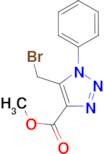 methyl 5-(bromomethyl)-1-phenyl-1H-1,2,3-triazole-4-carboxylate