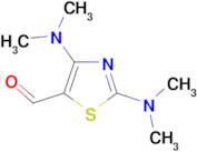 2,4-bis(dimethylamino)-1,3-thiazole-5-carbaldehyde
