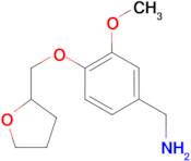 [3-methoxy-4-(tetrahydrofuran-2-ylmethoxy)benzyl]amine