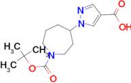 1-[1-(tert-butoxycarbonyl)azepan-4-yl]-1H-pyrazole-4-carboxylic acid