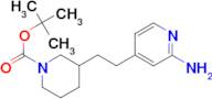 tert-butyl 3-[2-(2-aminopyridin-4-yl)ethyl]piperidine-1-carboxylate