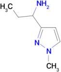 [1-(1-methyl-1H-pyrazol-3-yl)propyl]amine