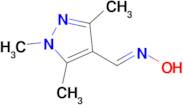 1,3,5-trimethyl-1H-pyrazole-4-carbaldehyde oxime