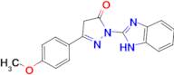 1-(1H-benzimidazol-2-yl)-3-(4-methoxyphenyl)-1H-pyrazol-5-ol