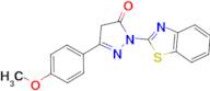 1-(1,3-benzothiazol-2-yl)-3-(4-methoxyphenyl)-1H-pyrazol-5-ol