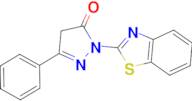 1-(1,3-benzothiazol-2-yl)-3-phenyl-1H-pyrazol-5-ol