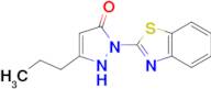 1-(1,3-benzothiazol-2-yl)-3-propyl-1H-pyrazol-5-ol