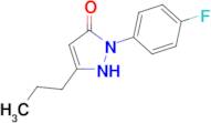 1-(4-fluorophenyl)-3-propyl-1H-pyrazol-5-ol