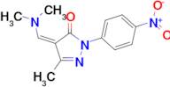 4-[(dimethylamino)methylene]-5-methyl-2-(4-nitrophenyl)-2,4-dihydro-3H-pyrazol-3-one