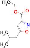 ethyl 5-isobutylisoxazole-3-carboxylate