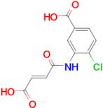 3-[(3-carboxyacryloyl)amino]-4-chlorobenzoic acid