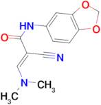 N-1,3-benzodioxol-5-yl-2-cyano-3-(dimethylamino)acrylamide