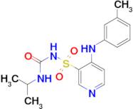 N-[(isopropylamino)carbonyl]-4-[(3-methylphenyl)amino]pyridine-3-sulfonamide