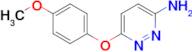 6-(4-Methoxyphenoxy)pyridazin-3-amine