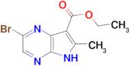 Ethyl 2-bromo-6-methyl-5H-pyrrolo[2,3-b]pyrazine-7-carboxylate