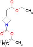 tert-Butyl 3-(2-ethoxy-2-oxoethyl)azetidine-1-carboxylate