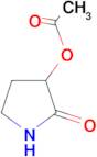 2-Oxopyrrolidin-3-yl acetate