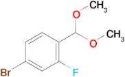 4-Bromo-1-(dimethoxymethyl)-2-fluorobenzene