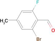 2-Bromo-6-fluoro-4-methylbenzaldehyde