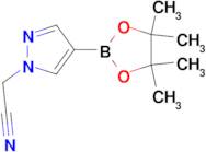 2-(4-(4,4,5,5-Tetramethyl-1,3,2-dioxaborolan-2-yl)-1H-pyrazol-1-yl)acetonitrile