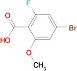 4-Bromo-2-fluoro-6-methoxybenzoic acid