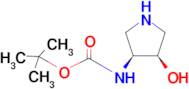 tert-butyl rac-[(3S,4R)-4-hydroxy-3-pyrrolidinyl]carbamate