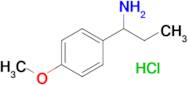 [1-(4-methoxyphenyl)propyl]amine hydrochloride