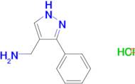 [(3-phenyl-1H-pyrazol-4-yl)methyl]amine dihydrochloride