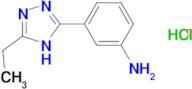 [3-(5-ethyl-4H-1,2,4-triazol-3-yl)phenyl]amine dihydrochloride